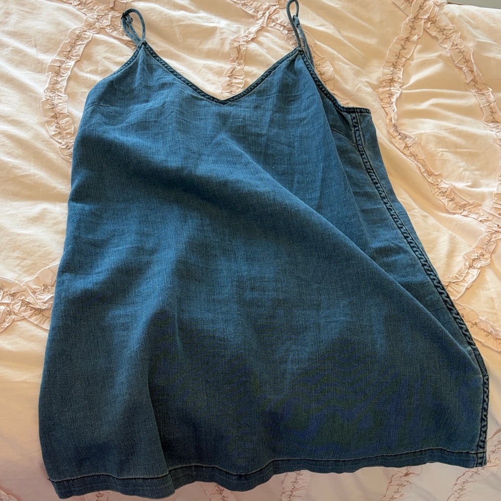 Wilfred free Denim Slip Dress Cami - Blue